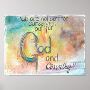 Poster Dieu et le pays