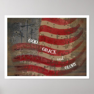 Poster Dieu, grâce et gloire