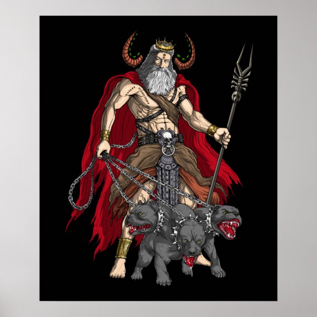 Poster Dieu grec Hades (Devant)