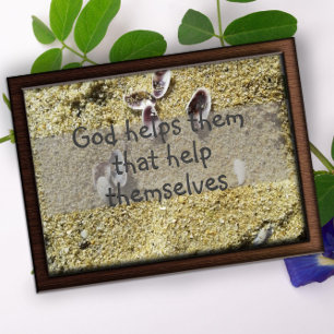 Poster Dieu les aide à la sagesse en disant