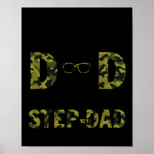 Poster Dieu m'a donné deux titres Papa et Papa Fête des p
