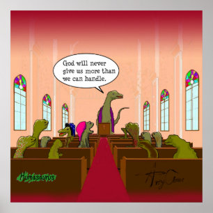 Poster Dieu Ne Nous Donne Jamais Plus Que Nous Ne Pouvons