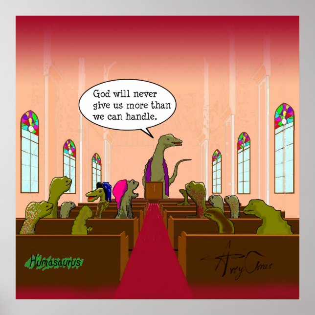 Poster Dieu Ne Nous Donne Jamais Plus Que Nous Ne Pouvons (Devant)