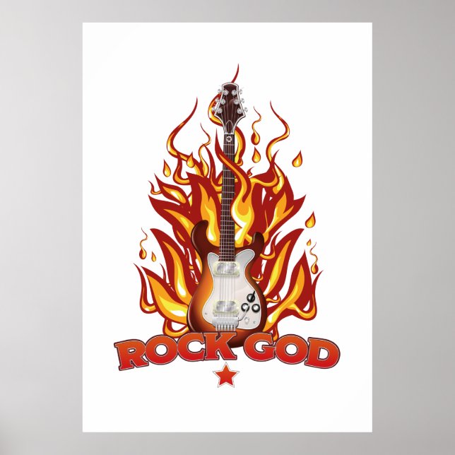 Poster Dieu Rock (Devant)
