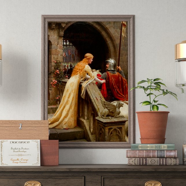 Poster Dieu Speed Edmund Leighton Art Médiéval (Créateur téléchargé)