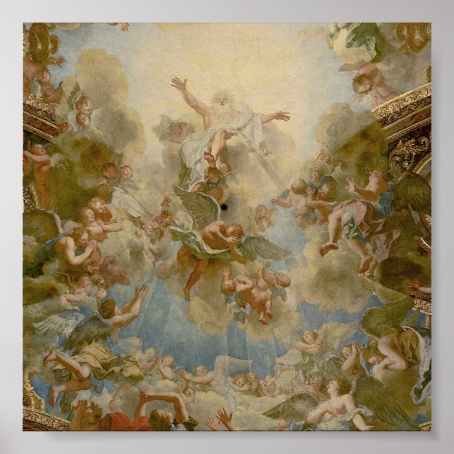 Poster Dieu tout-puissant le Père - Château de Versailles (Devant)