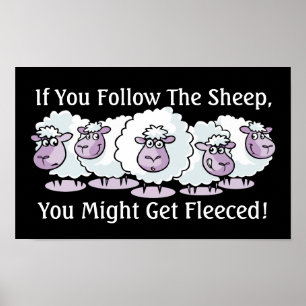 Poster Dieu vous a donné un cerveau - Utilisez-le !