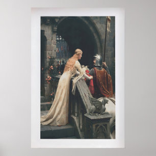 Poster Dieu vous bénisse par Edmund Leighton Beaux-arts