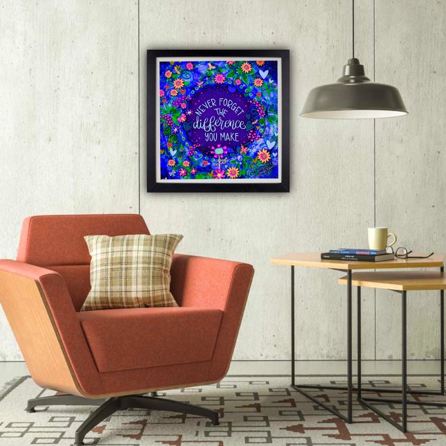 Poster Différence de devis Inspirationnelle Salle de clas (Inspirational, Classroom, Poster, by Inspirivity )