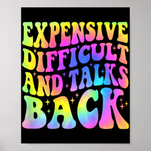 Poster Difficile Et Parle Retour Mères Fête Mère Vie