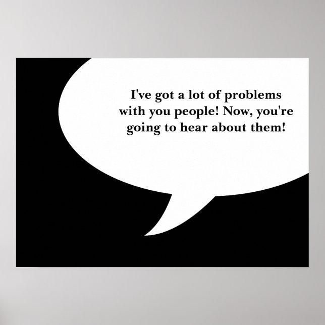 Poster diffusion des griefs fête citations (Devant)