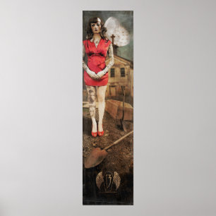 Poster Diggin vers le haut de vieux souvenirs