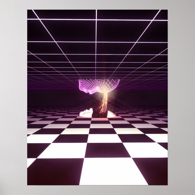 Poster Digital Birth [synthwave aesthetics] (Devant)