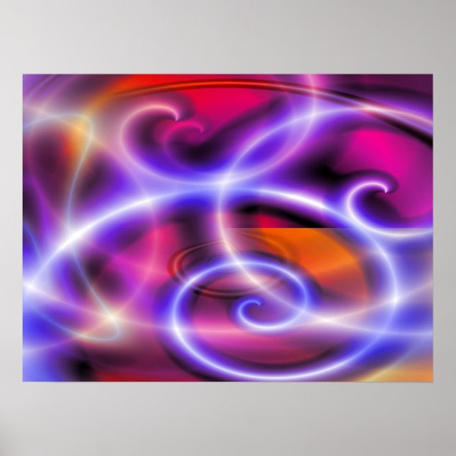 Poster Digital Computer Art - Abstrait Modern Creative (Devant)