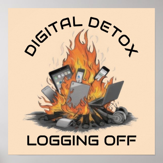 Poster Digital Detox (Devant)