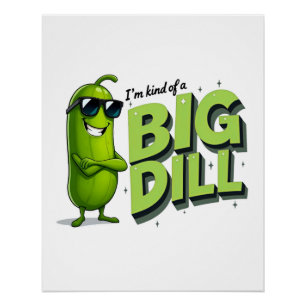 Poster Dill Pickles Amateurs Cadeau - Drôle Drôle Dessins