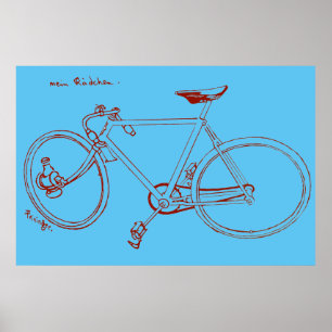 Poster d'illustration et d'art de vélo Vintage 189