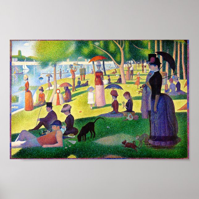 Poster Dimanche Après-Midi Sur L'Île De La Grande Jatte (Devant)