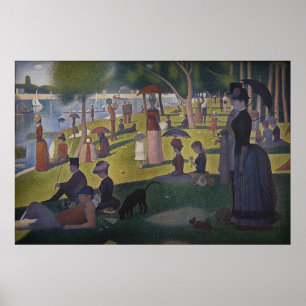 Poster Dimanche après-midi sur l'île de La Grande Jatte