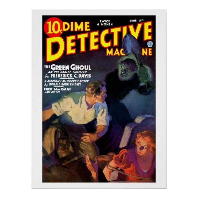 Poster Dime Detective Magazine (juin 1935) (Devant)