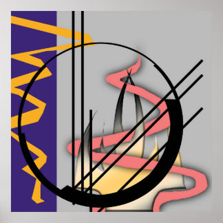 Poster d'impact contemporain