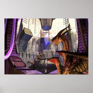 Poster d'impression d'art près de la fin de la cha