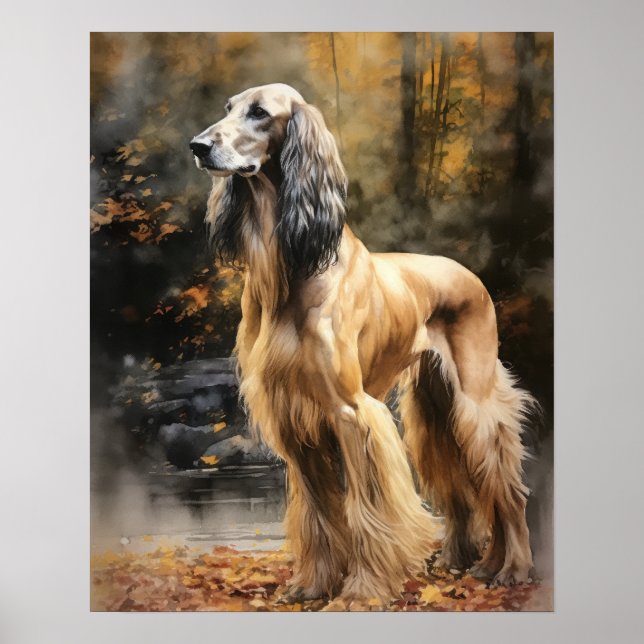 Poster d'impression de l'Art de chien de chien de  (Devant)