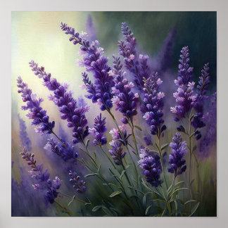 Poster d'impression de l'art Lavender Flower