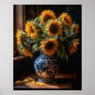 Poster d'impression de Sunflower Art