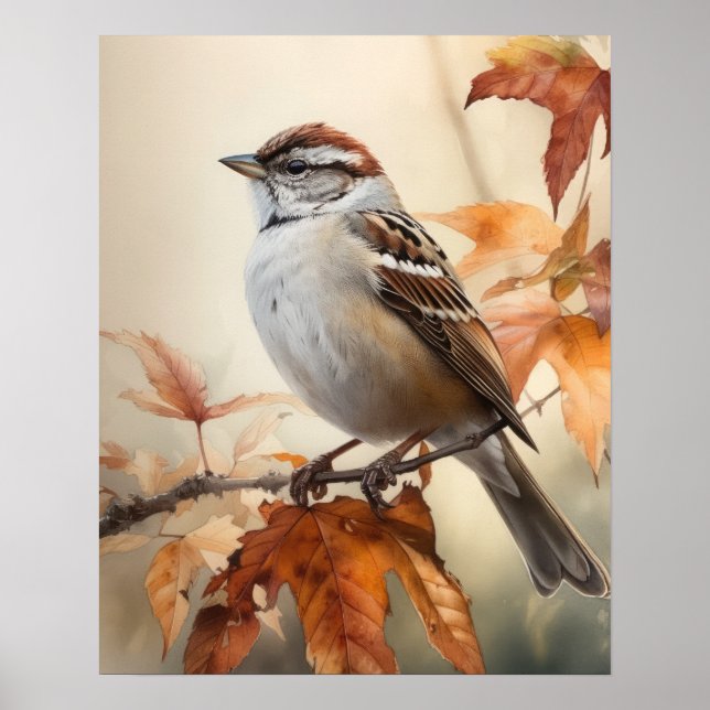 Poster d'impression d'objets d'art pour oiseaux du (Devant)