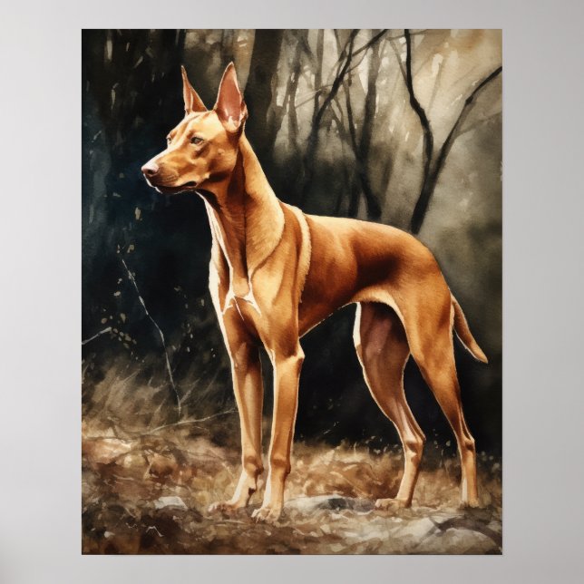 Poster d'impression Pharaoh Dog Art (Devant)