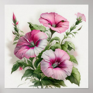 Poster d'impression Pink Petunias