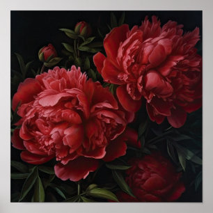 Poster d'impression Red Peonies
