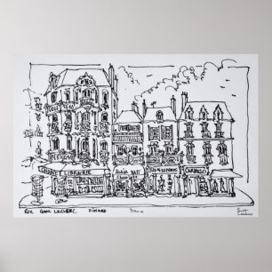 Poster Dinard, Bretagne du Nord, France