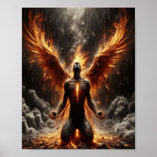 Poster d'incendie interne Pheonix Rising