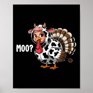 Poster Dindon Meugle Drôle de Thanksgiving Enfants Garçon