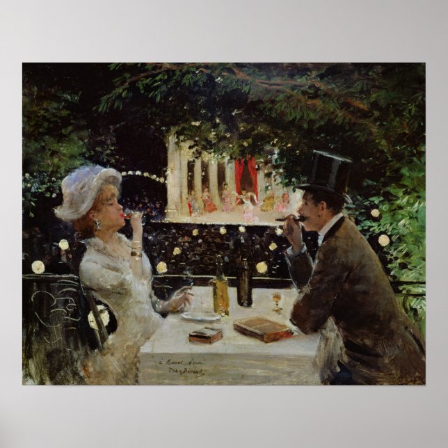 Poster Dîner aux Ambassadeurs, c.1882 (Devant)