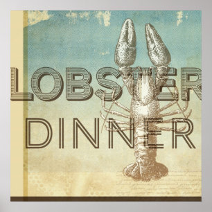 Poster Dîner de homard