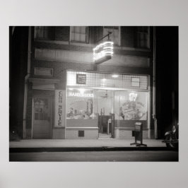 Poster Dîner de Nuit, 1940. Photo Vintage