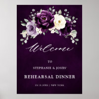 Dîner de répétition Eggplant Purple Plum Boho Dîne