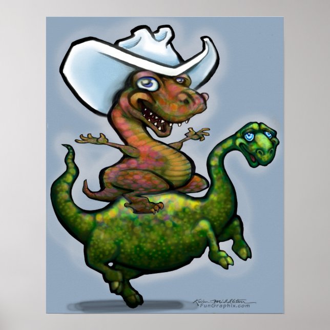 Poster Dino Bronco (Devant)