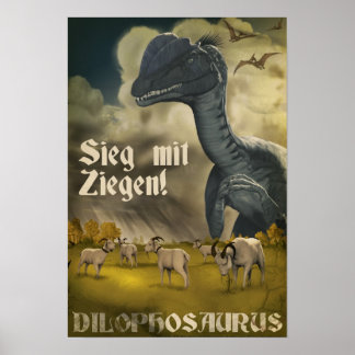 Poster Dino D-Day : Dilophosaurus