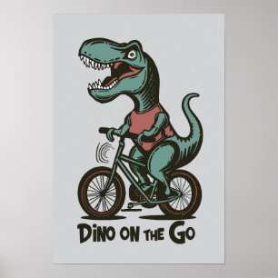 Poster Dino en déplacement