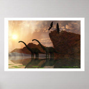 POSTER DINOSAUR DAWN PRINT