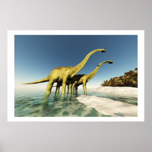 POSTER DINOSAUR WORLD PRINT