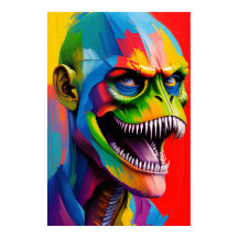 Dinosaure Hybrid Cyborg Art - Illustration T-Rex
