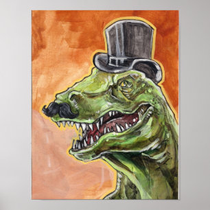 Poster Dinosaure pimpant
