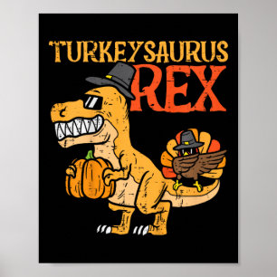 Poster Dinosaurus de dinde Rex Dab Dinde Garçon Toddler G