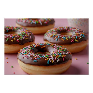 Poster Dinuts de chocolat