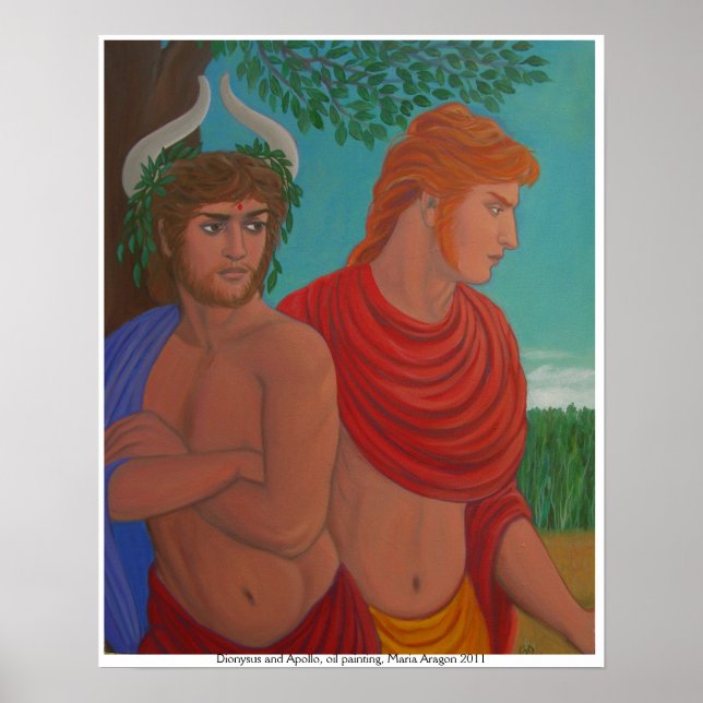 Poster Dionysos et Apollo (Devant)